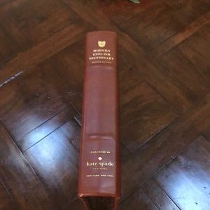 Kate Spade “Dictionary” handbag clutch NEVER USED